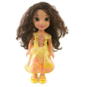 Disney Jakk's Beauty And The Beast Belle Doll 14” Toddler Princess Toy W/ Dress
